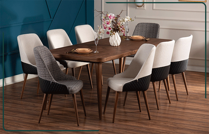 میزهای ناهارخوری و جلو مبلی